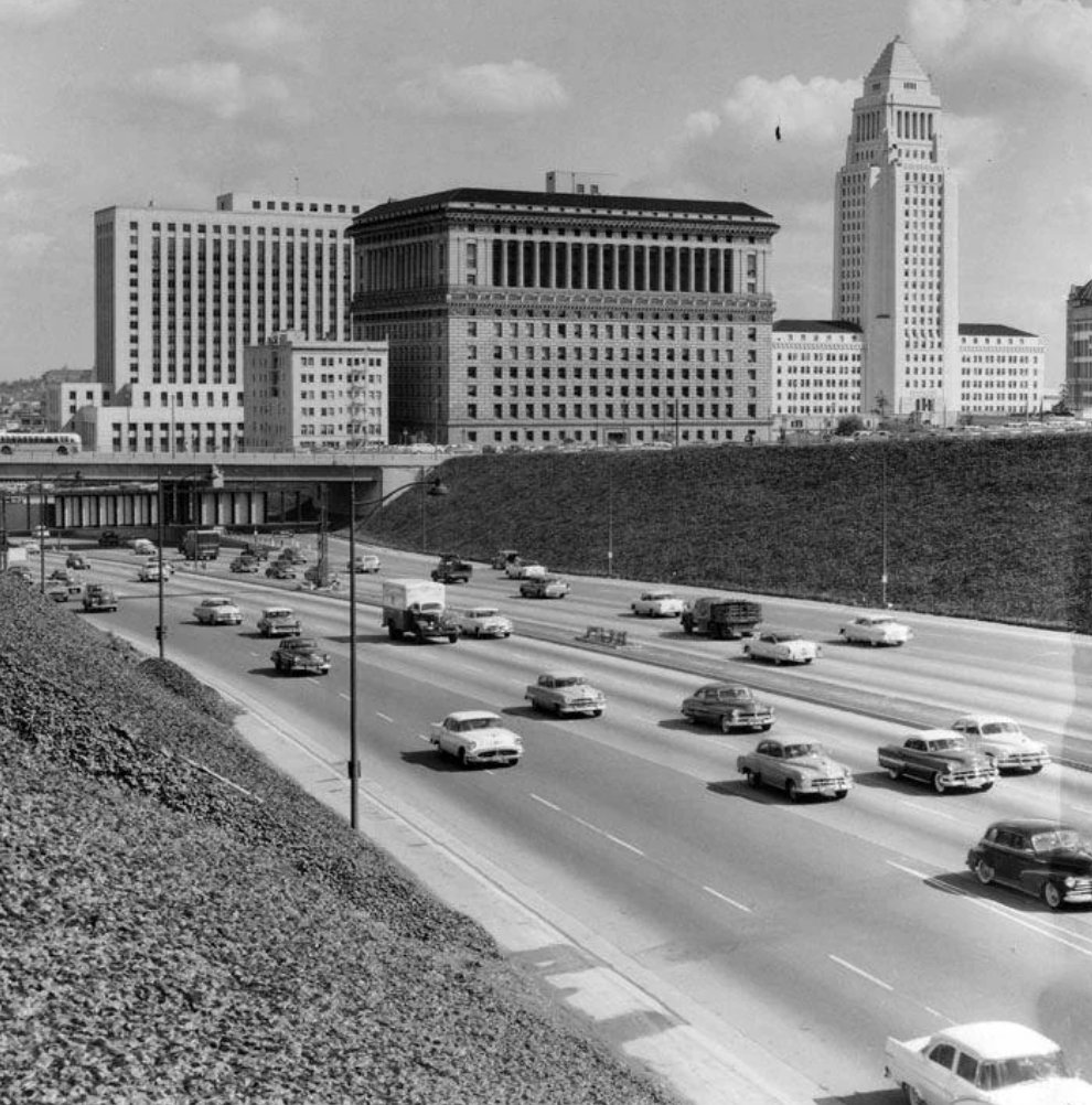 los angeles 101 freeway 1950s